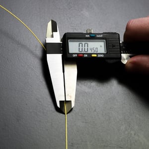 Measure yarn and tape width