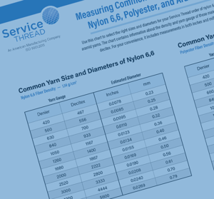 Measuring Common Common Yarn Size and Diameters