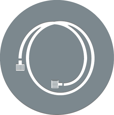 Thermoplastic and rubber hose icon